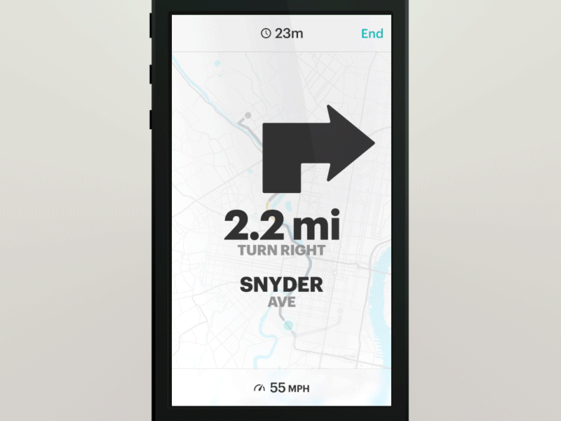 Freezing Rain Alert app directions driving gps iphone ui