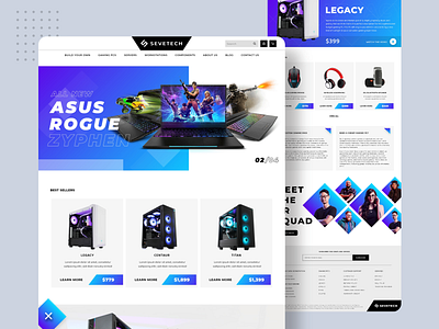 Product Category Page for Gaming PC's creativewebsite gaming gamingwebsite homepage laningpage moderndesign modernwebsite productpage responsive responsivewebsite websitedesign websitedesigner