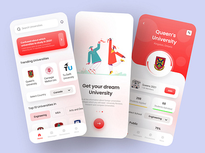 Yocket App UI Redesign app concept app design app designer app designers app redesign ui design ui kit ui redesign uidesign uidesigner uidesigners uidesigns uiux uiux design uiuxdesign uiuxdesigner user interface uxdesigner uxui