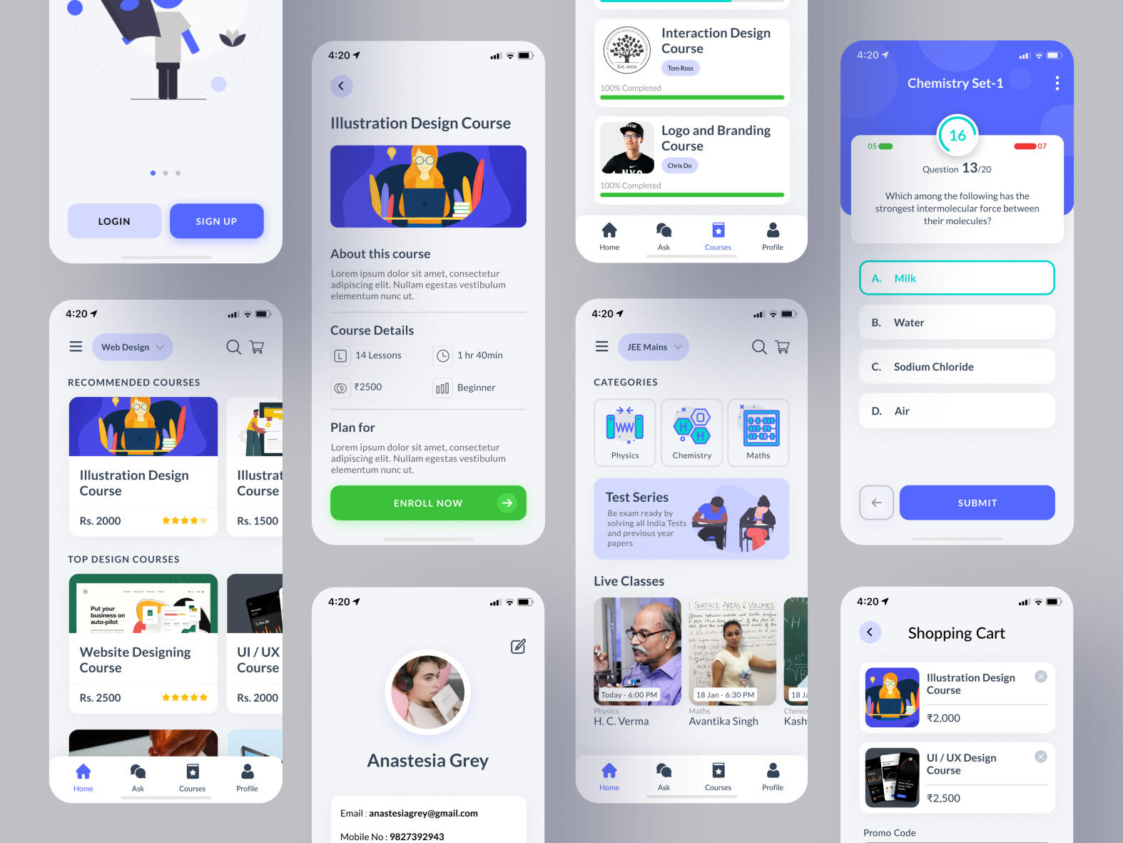 i-Magnus App Redesign by Harsh Shah on Dribbble