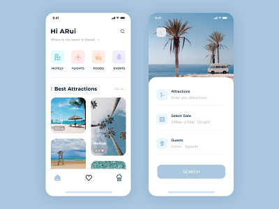 Travel Guide APP app design icon ui ux