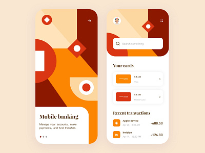 Financial Transaction Interface app design icon ui ux