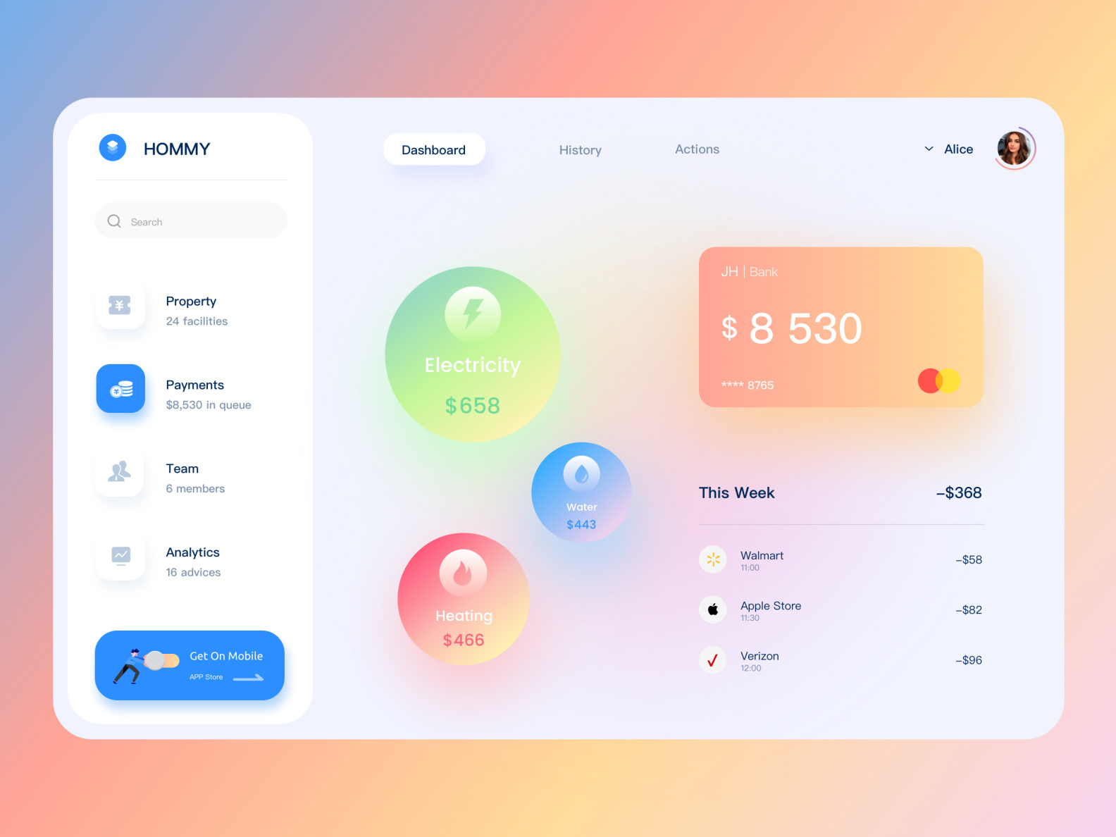 Background Management Interface By Arui On Dribbble