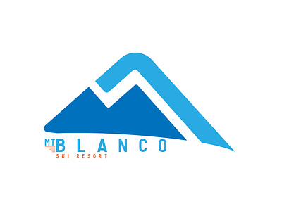 Mount Blanco beginner branding daily logo challenge design icon illustration logo vector