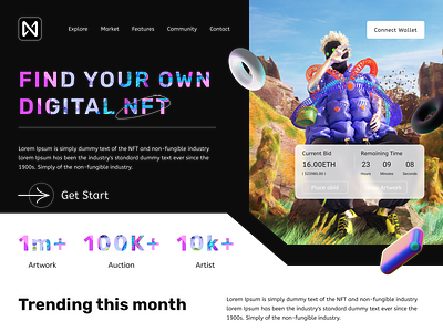 NFT Landingpage