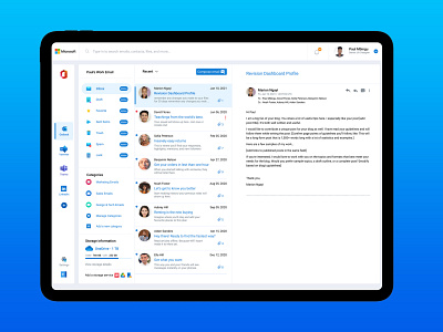 Ipad Pro Mail Client By Paul Mbingu On Dribbble