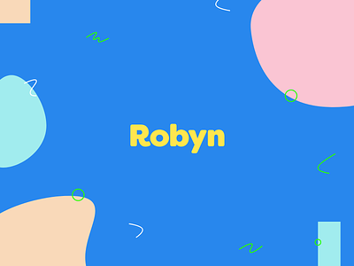 Robyn app branding concept design identity stroke ux wip