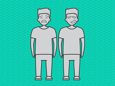 Los Morochos - Da Twins character illustration illustrator project toons wip