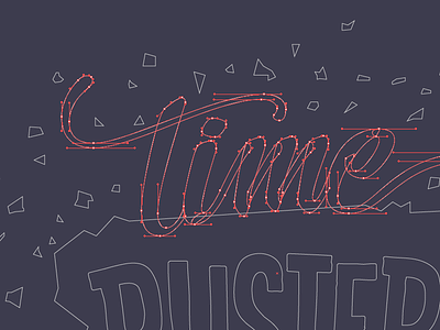 Bezier curves for your pleasure bezier curves lettering lineart project typography vector wip