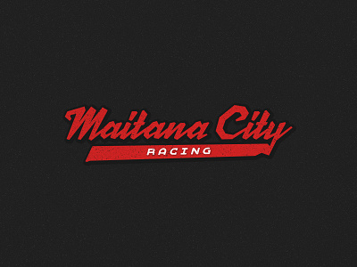 Maitana City Racing automotive brand identity logo logotype racing