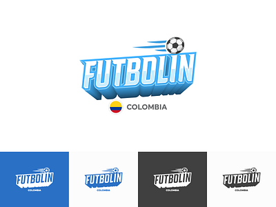 Futbolin Logo v2 (chosen) ball brand branding identity logo logotype mark soccer sports vector