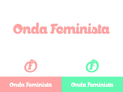 Onda Feminista behance brand custom feminist identity logo logotype mark type typography