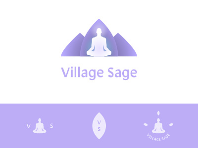 Village Sage african apothecary branding health herbal identity logo mark nature sage symbol village