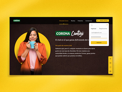 Hot Chocolate ☕ chocolate cocoa concept creative recipe tasty ui ui ux website