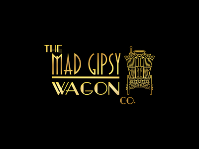 The Mad Gipsy Wagon Co. Logo logo logodesign logotype