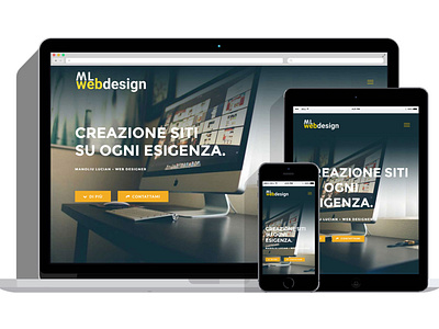 ML Web Design Company Web Site Concept