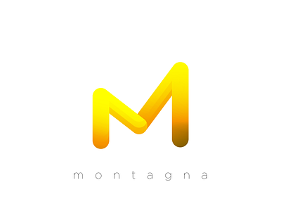 Montagna Logo Concept concept concept logo logo logodesign