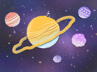 Lonely Universe art drawing illustration