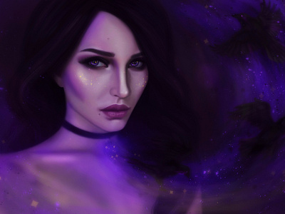 Yennefer Fan Art character digital art digital drawing digital illustration digital painting illustration the witcher yennefer