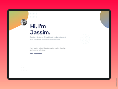 Personal website