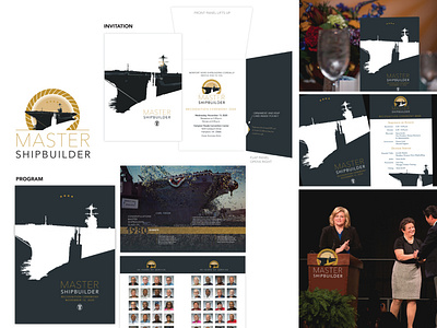 NNS Master Shipbuilder Rebrand branding design logo print