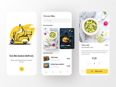 Food delivery by Lakshman Sharma on Dribbble