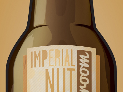 The Other Room Imperial Nut Brown Ale ale beer illustration label packaging