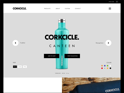 Canteen Product Landing Page