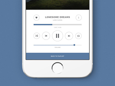 Music Player UI app daily dailyui design music ui ux