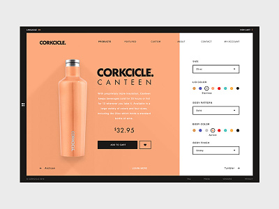 Product Commerce Page color commerce customize daily ui design product texture ui ux web