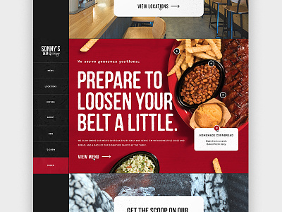 BBQ Homepage Concept
