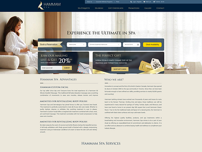 Spa Website Design webdesign website concept website design websites