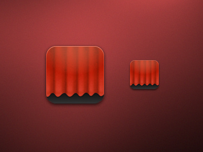 "Divadlo" Icons (App) app divadlo icon red sdke showtime theatre