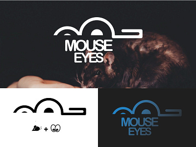 Mouse Eyes Logo Design business logo business logo design eyes graphic design illustraion illustrator logo logo design logodesign logogram logogrid logoground logos logotype monogram