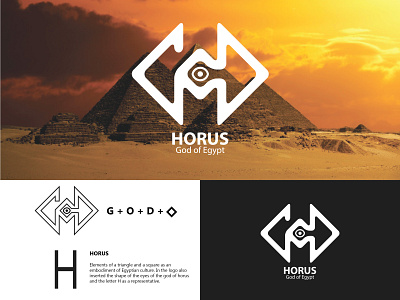 Horus God Of Egypt Logo Design adobe illustrator adobe photoshop branding illustraion illustrator logo logo brand logo branding logo business logo gamer logo mark logodesign logogram logogrid logoground logos logotype