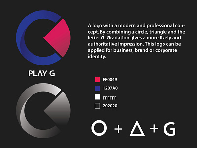 PLAY G LOGO DESIGN