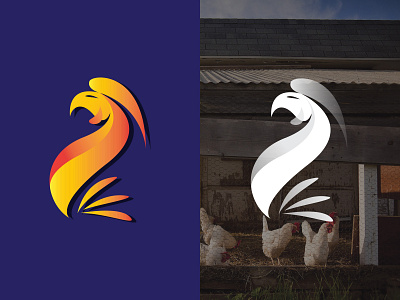 Nature Chicken adobe brand brand design character chicken graphic design illustraion logo logodesign logos logotype nature nature logo