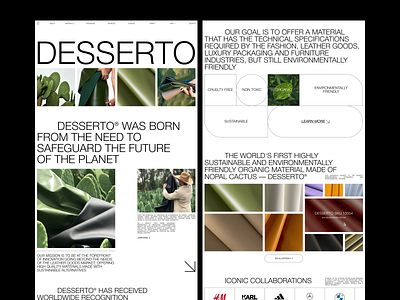 Desserto — UX/UI redesign concept cactus concept design desserto figma main page redesign ui uprock ux web webdesign website