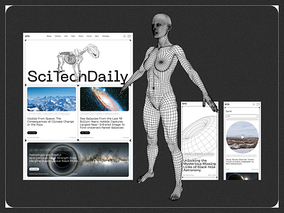 News website redesign concept