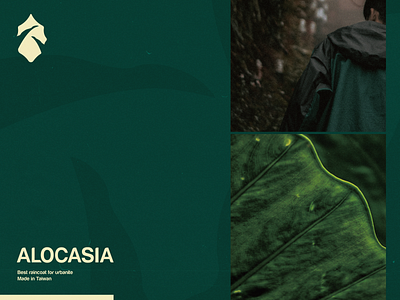 ALOCASIA Raincoat Brand brand logo raincoat