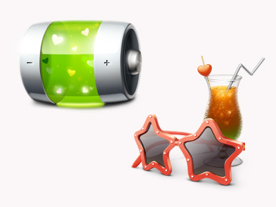Icons for wannafun.ru battery drink glass glasses green icon mysmaxom