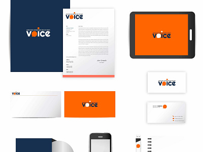 Voice Brand System brand design logo logo design