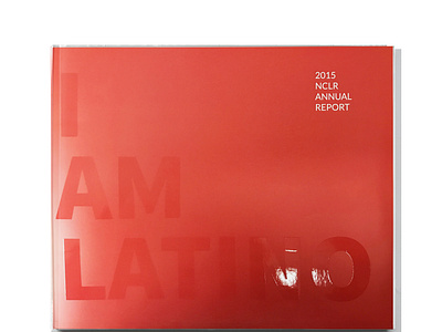 I AM LATINO annual report editorial design publication design