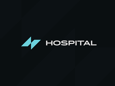 Hospital Records branding design logo minimal