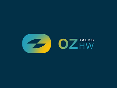 OzTalksHW branding design logo minimal vector