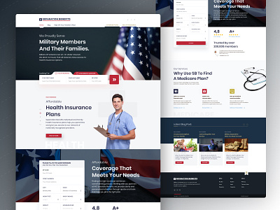 Separation Benefits benefits health healthcare insurance medicare separation ui design ux design