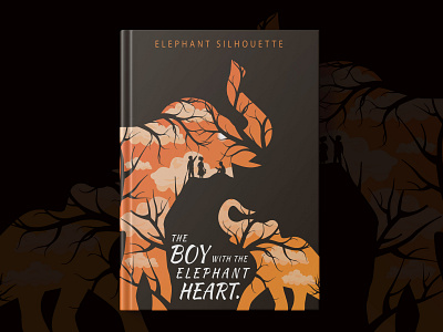 Elephant Silhouette Book Design | Landscape Design