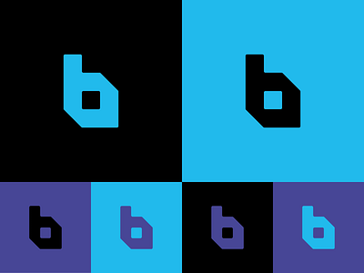 Personal Brand - Bels black blue brand brand design branding graphic design letter b logo logo design logotype