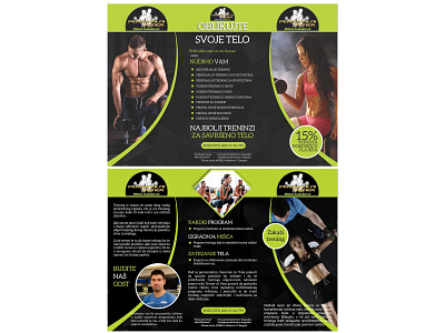 Flyer Personal Trainer banner branding design flayer illustration illustrator logo logo design photoshop vector