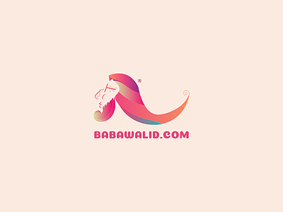 BABA WALID arab arabian arabic character design colorful design face logo logo design logodesign man online shopping store